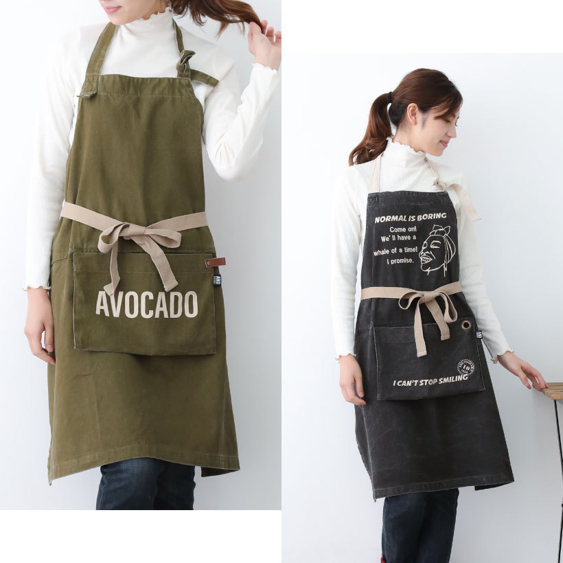 NAPRON　SPLIT APRON　首掛け NAPRON SPLIT APRON-BLUE-/ナプロン/スリットエプロン | SIKAKU