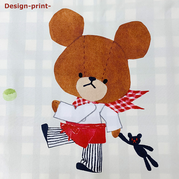 割烹着 キャラクター かわいい 保育士 くまのがっこう クッキング