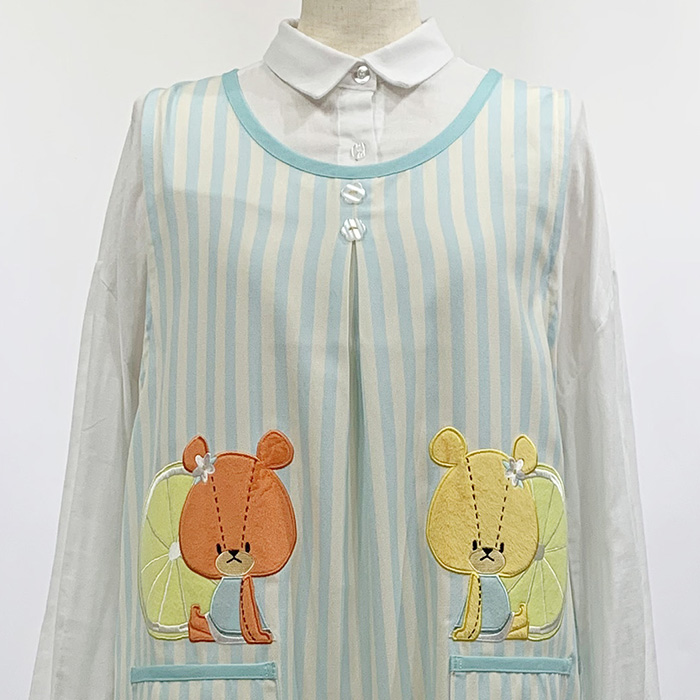 ルルロロ くまのがっこう 保育 エプロン ８枚セット ra44134_8.jpg