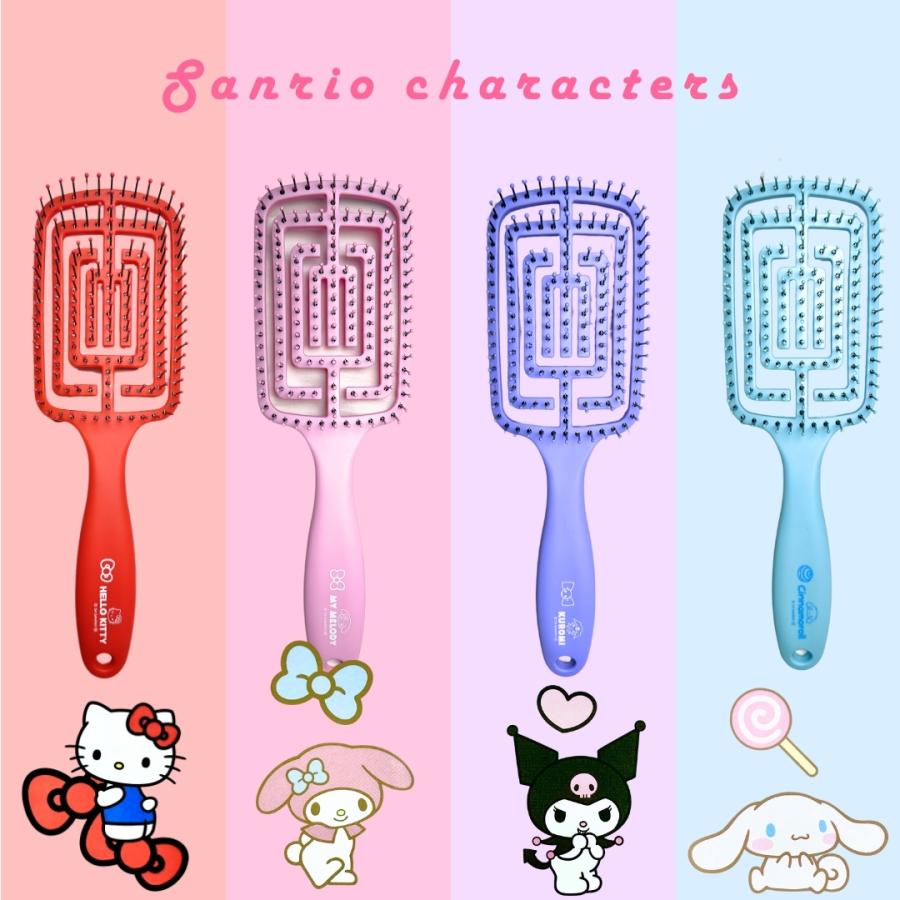 sanrio（サンリオ） キャラクター ヘアブラシ ブラシ 櫛 お風呂上がり 