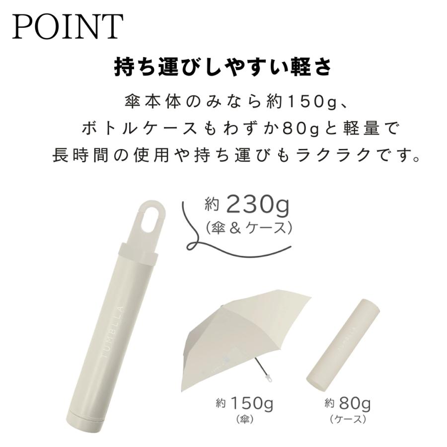 NaturalBasic（NAKATANI） 中谷 TUMBLLA タンブラ 折畳傘 収納 親骨