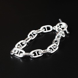 INTERIM インテリム アンカー チェーン Tバー ブレスレット イタリアン シルバー925 グランド ANCHOR CHAIN T-BAR BRACELET SILVER925 GRAND シルバーの画像