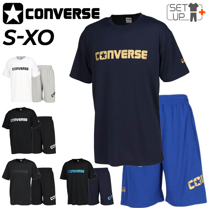 デポー コンバース 半袖Tシャツ ハーフパンツ メンズ 上下 CONVERSE