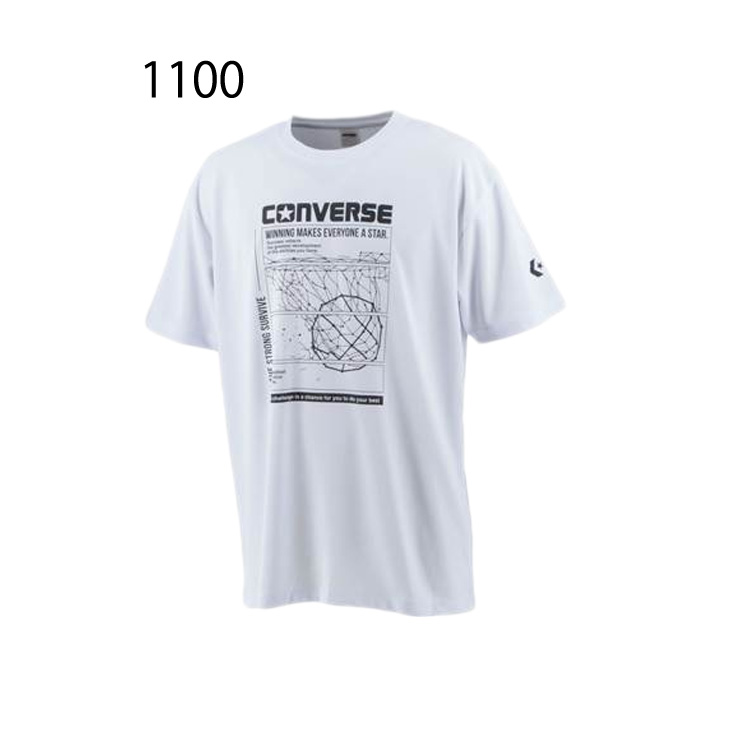 ☆名入れOK！　コンバース　Tシャツ　プラシャツ　バスケットボール　プリントTシャツ　CB231362