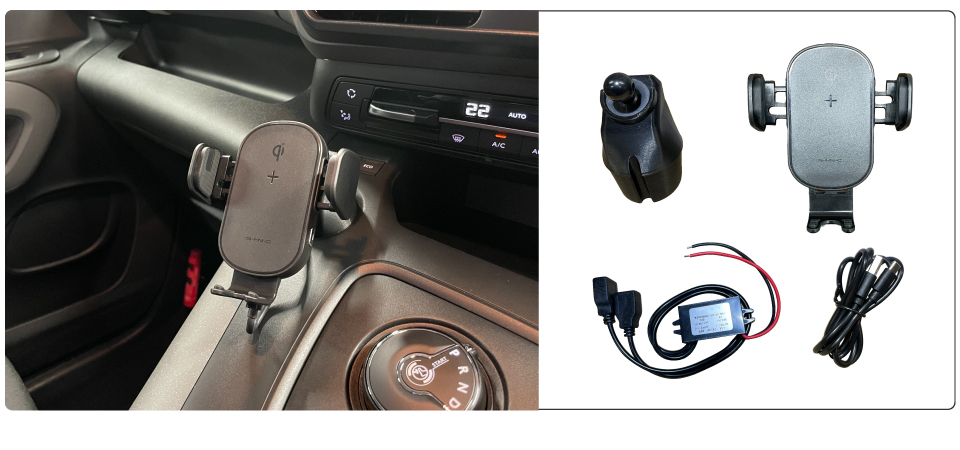 ┃ワイヤレス充電搭載 ┃スマートフォンホルダー ┃シトロエン