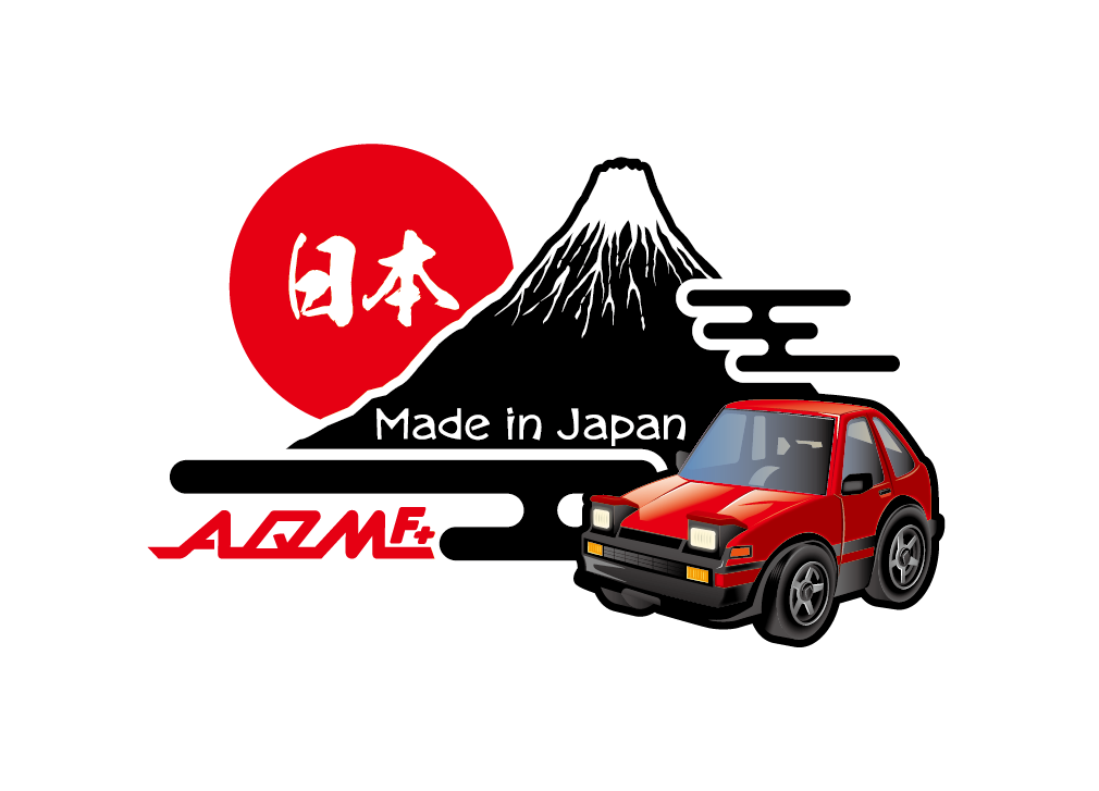 AQMF+ オリジナル 【バックプリント】 富士山 フェアレディZ 86 チェイサー シルビア アルファード 180SX  GT-R デザイン風 Tシャツ 受注生産 |  | 05