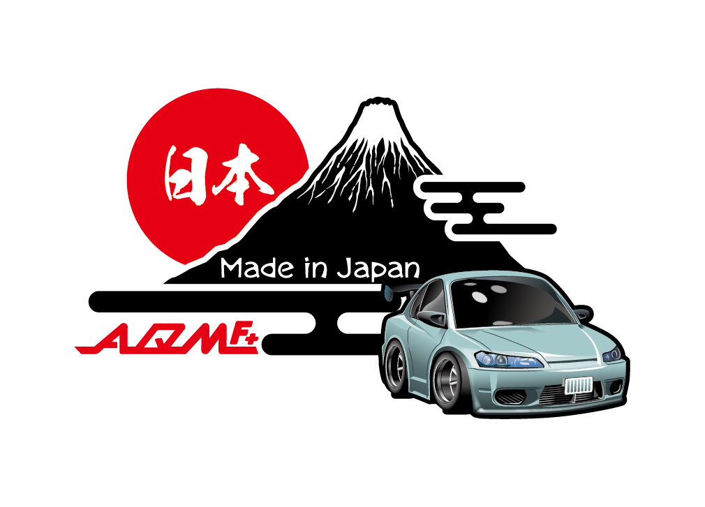 AQMF+ オリジナル 【バックプリント】 富士山 フェアレディZ 86 チェイサー シルビア アルファード 180SX  GT-R デザイン風 Tシャツ 受注生産 |  | 09