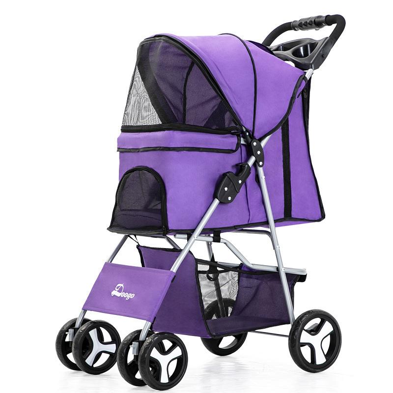 4輪 ペットカート ペットバギー 折りたたみ式 小型犬 中型犬 7colour_6
