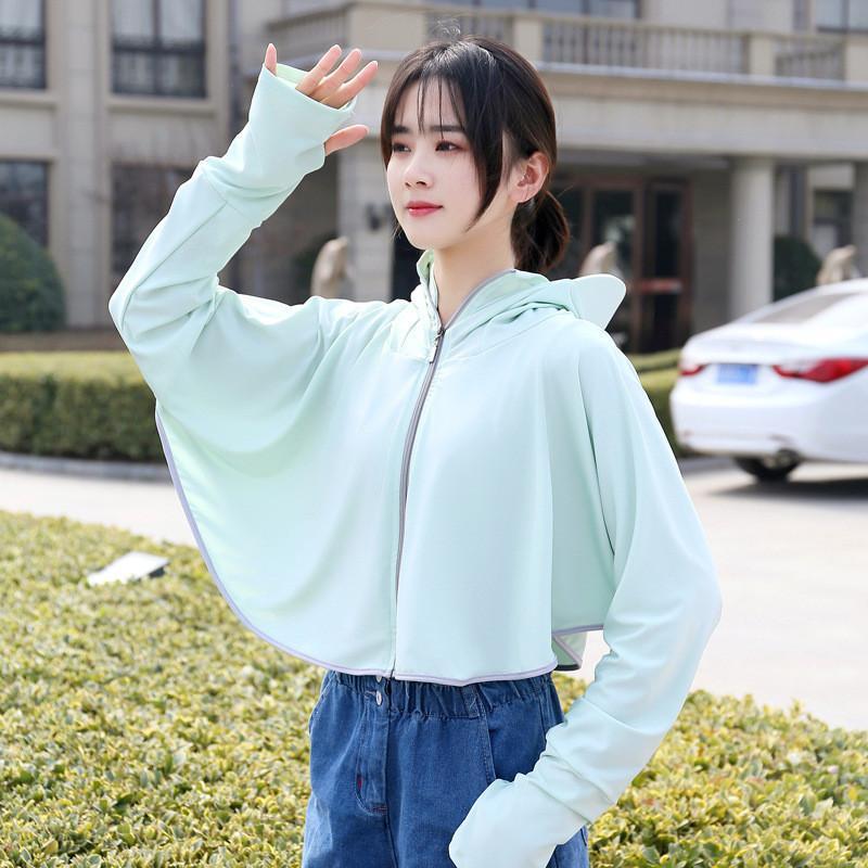 【本物保証】 ラッシュガード UV 自転車用 日焼け防止服 レディース パーカー 服&ファッション小物