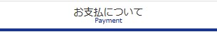 お支払いについて