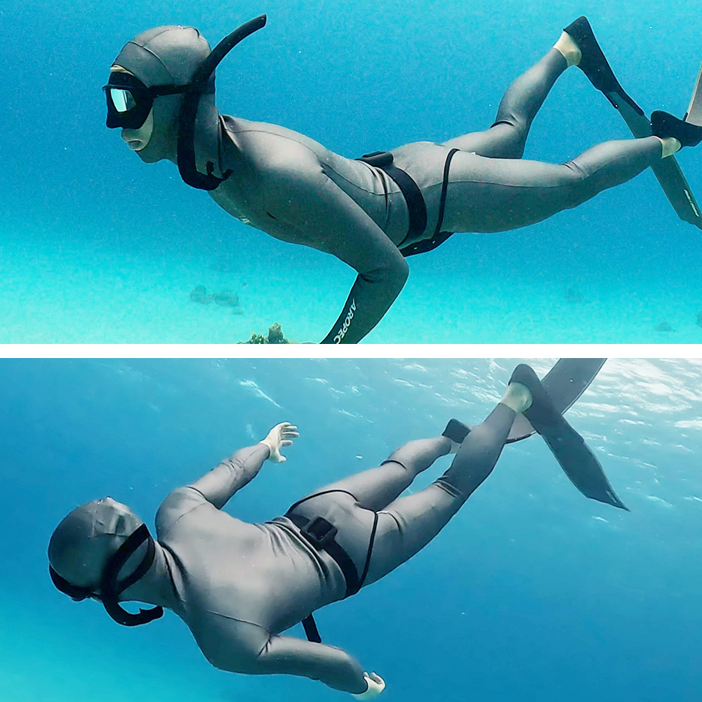 ウエットスーツ メンズ 3mm 2ピース フード付きタッパー ロングパンツ