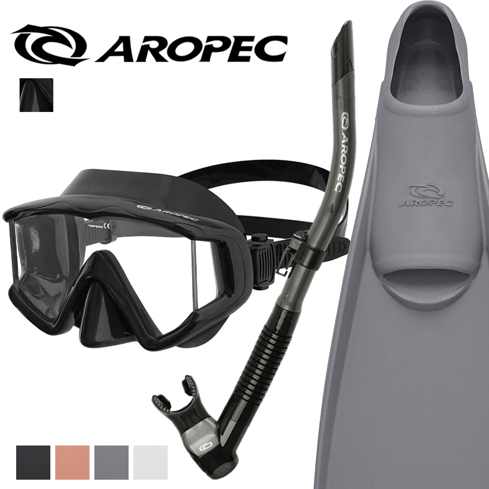 ダイビング器材 セット ダイビング 軽器材 3点セット アロペック PANORAMA STREAM TURBO FLEX