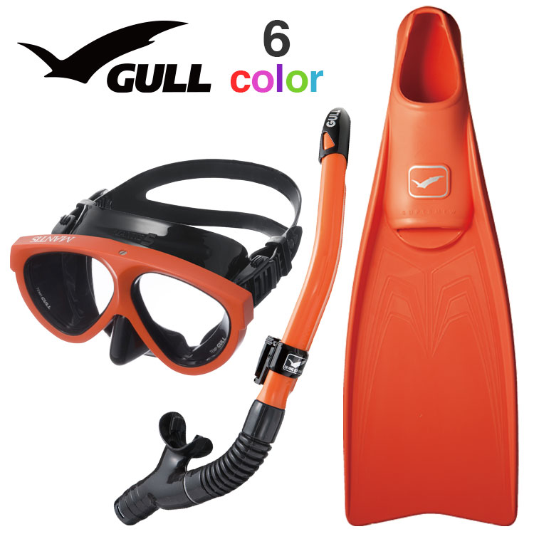 GULL ガル ミュー マンティス 5 ダイビング マスク フィン 