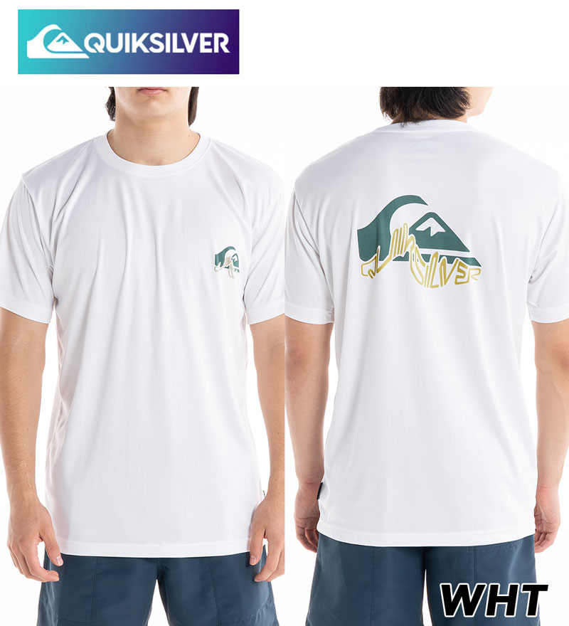 QUIKSILVER クイックシルバー 半袖 Tシャツ UV対策 UPF50+   WASHED S...