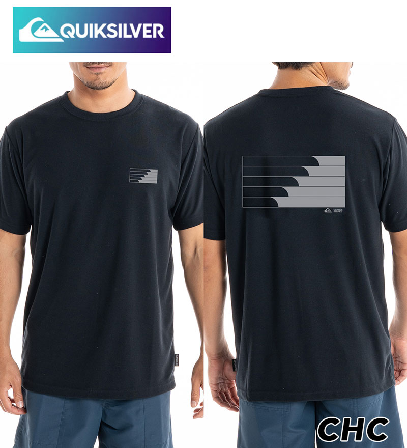 QUIKSILVER クイックシルバー 半袖 Tシャツ ORANGE&PARK UV対策 UPF30  レギュラーフィット サーフィン  PB WAVES｜aqrosnetshop｜02