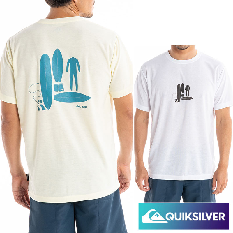 QUIKSILVER クイックシルバー 半袖 Tシャツ ORANGE&PARK UV