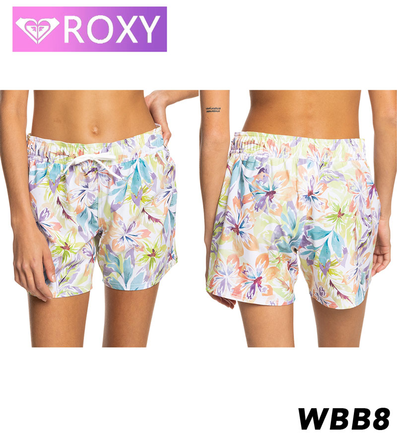 ROXY ロキシー サーフパンツ ボードショーツ レディース ショート丈 ハワイアン ROXY SEA PRINTED BSH 5 INCH