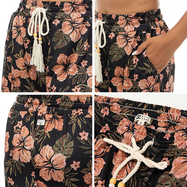 BILLABONG サマーSALE 10倍 ビラボン レディース 花柄 パンツ