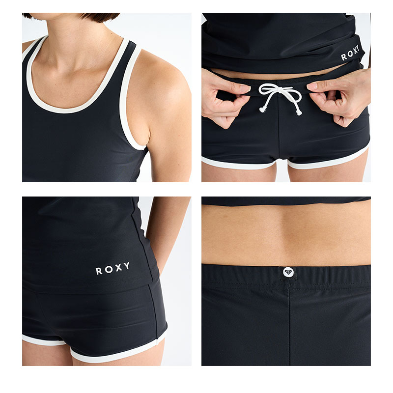 ROXY 水着 タンキニ　着用1回　ラッシュガード ROXY（ロキシー） 水着 レディース タンキニ DEEP WATER RSW251001