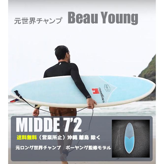 ミッドレングス AQSS SURFBOARDS Salient MiniMal 7'6 元世界チャンプ