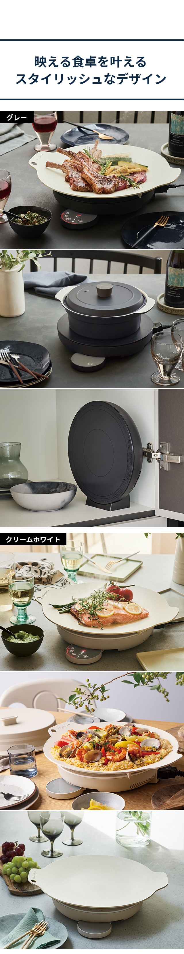 recolte (レコルト) 卓上IHクッキンググリドル 専用フタセット RIH-1