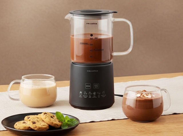 recolte（レコルト） 選べる2大特典 ホットチョコ ＆ ミルクフォーマー