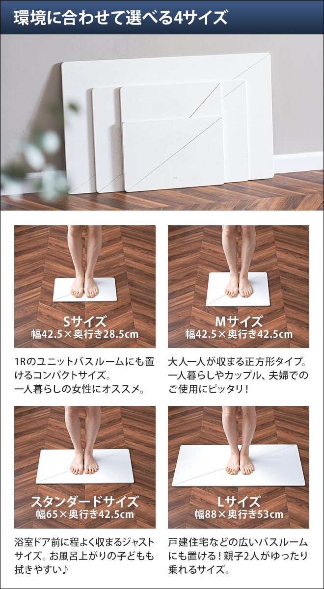 SOIL（ソイル） ジェム コースターの特典 バスマット 吸水 スマット