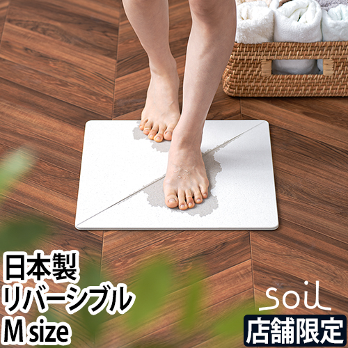 SOIL（ソイル） ジェム コースターの特典 バスマット 吸水 スマット