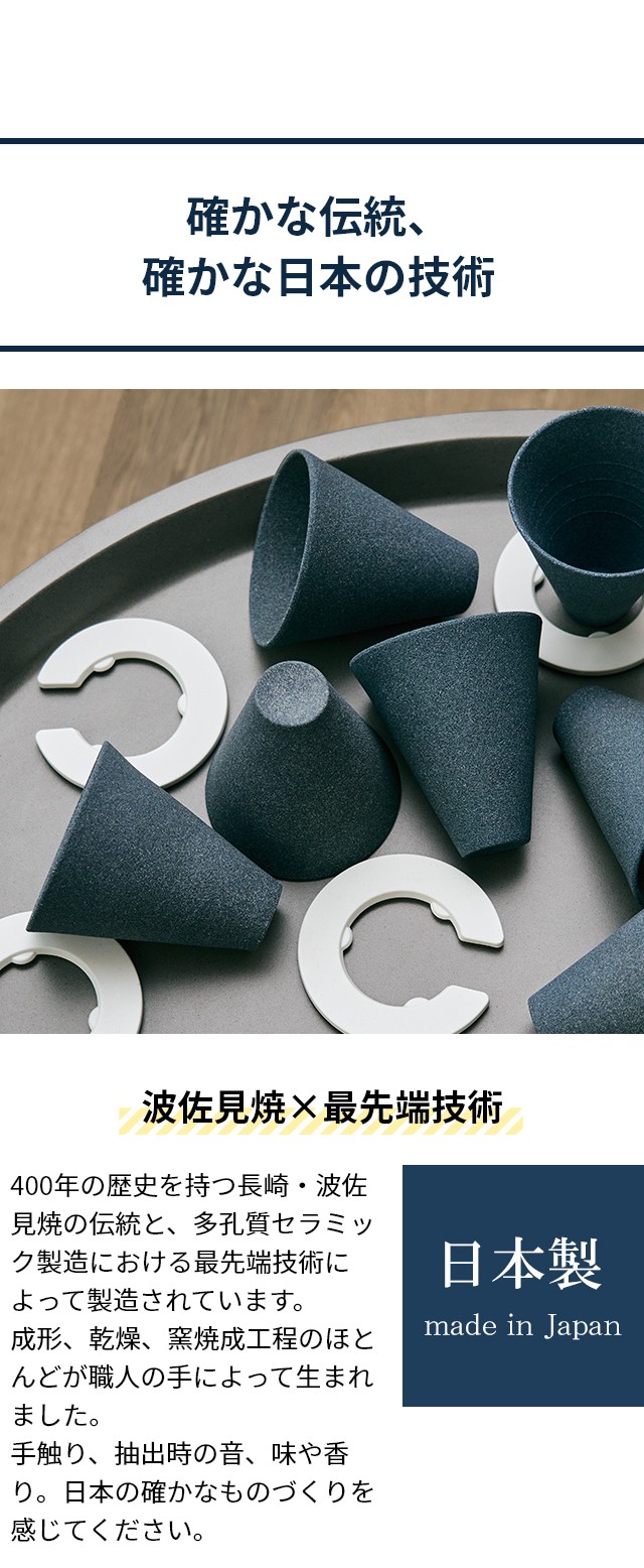 cerapotta (セラポッタ) セラミックコーヒーフィルター (ceramic coffee filter) DP-013