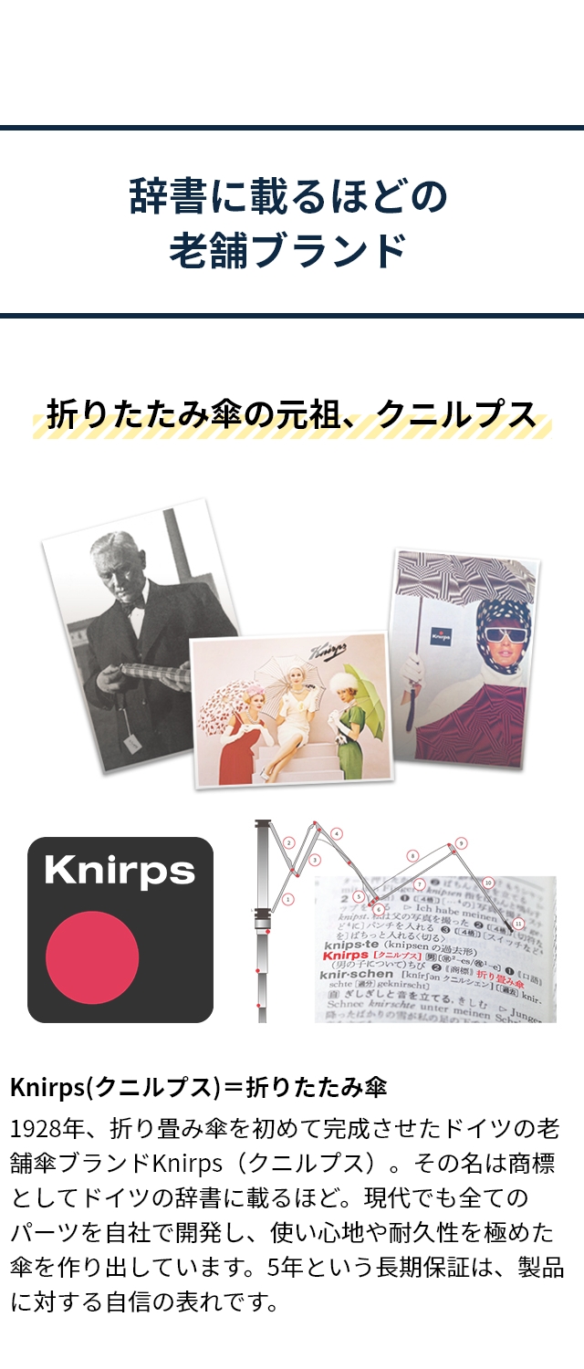 クニルプス（Knirps） Ultra Light Duomatic Safety U.220