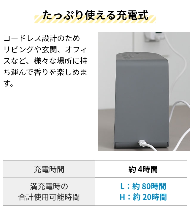 メルシーユー 選べる豪華特典 ネブライザー式アロマディフューザー 単品 MRU-AD006 水なし 家庭用 アロマ コードレス 詰め替えボトル付属 インテリア 瓶 静か | Life on Products | 08