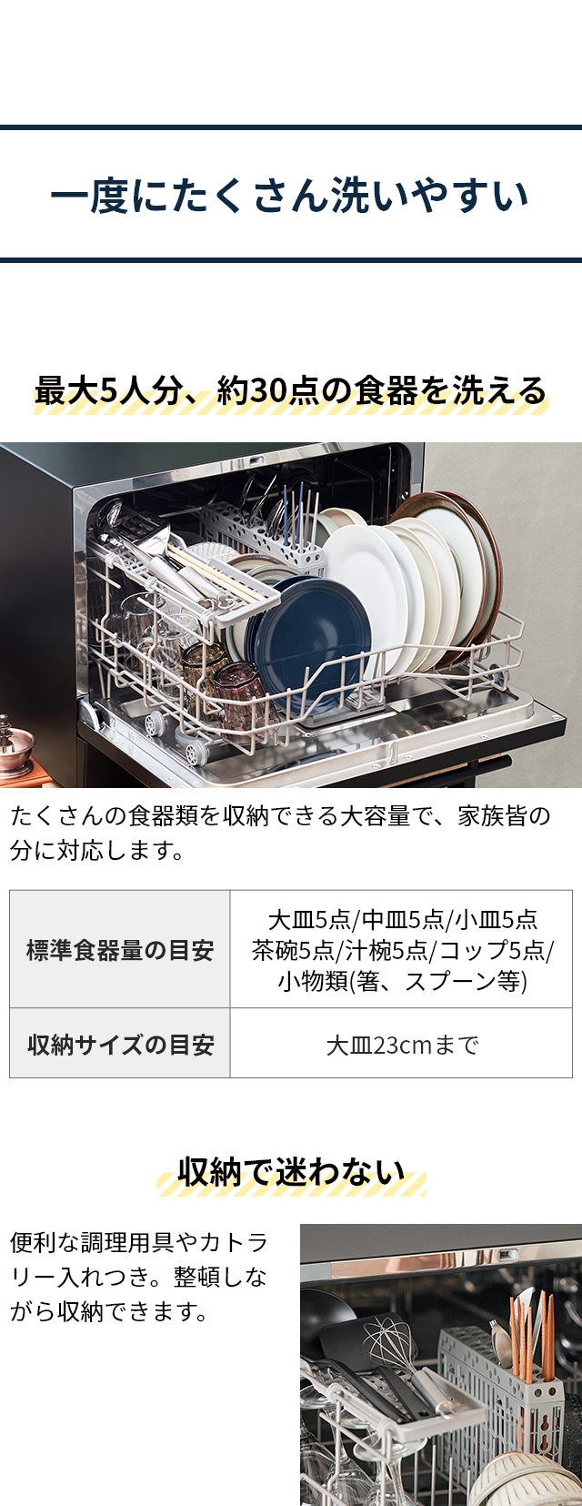 ライフオンプロダクツ 食器洗い乾燥機 LPRKC003