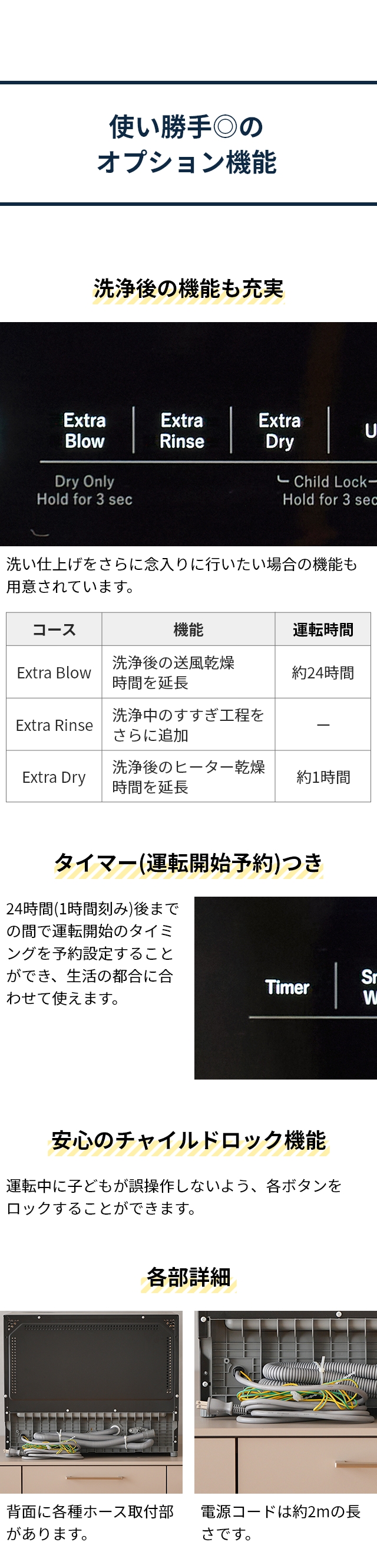 ライフオンプロダクツ 食器洗い乾燥機 LPRKC003