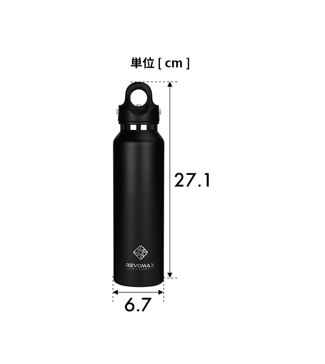 REVOMAX 水筒 直飲み レボマックス 16oz 473ml 炭酸ボトル
