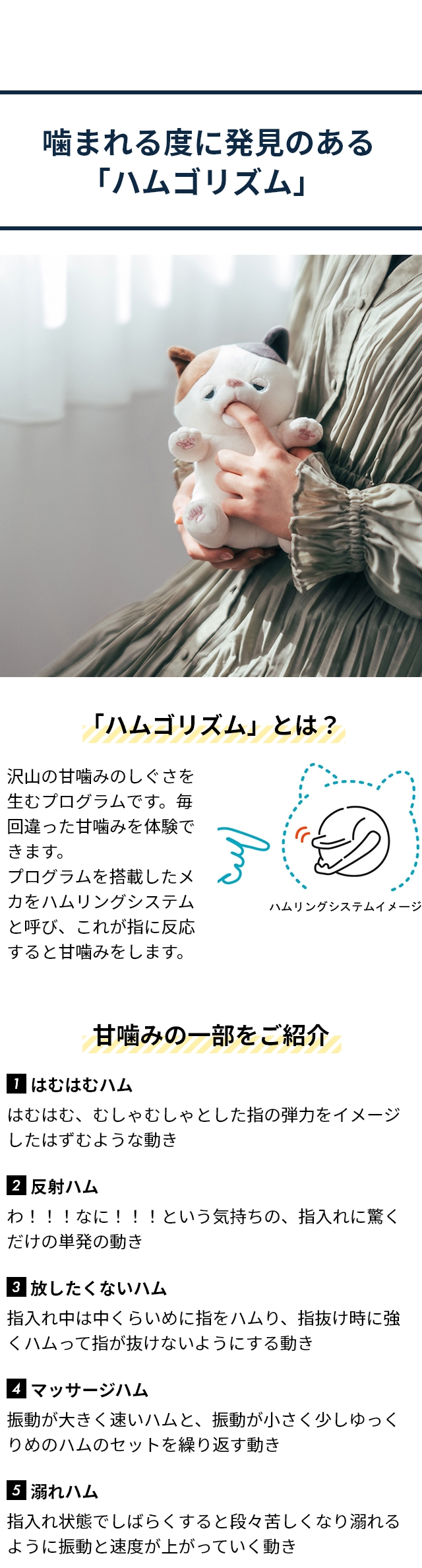 ユカイ工学 甘噛みハムハム YE-HM001