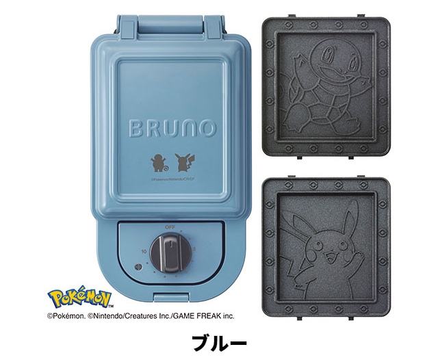 BRUNO ブルーノ ポケモン ホットサンドメーカー シングル BOE131