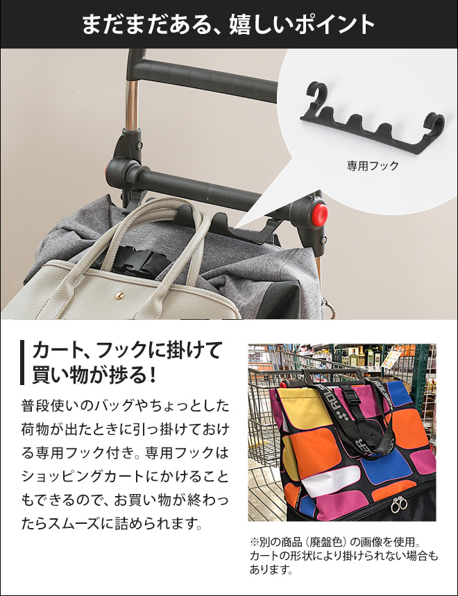 ROLSER（ロルサー） ショッピングカート キャリーバッグ キャリー