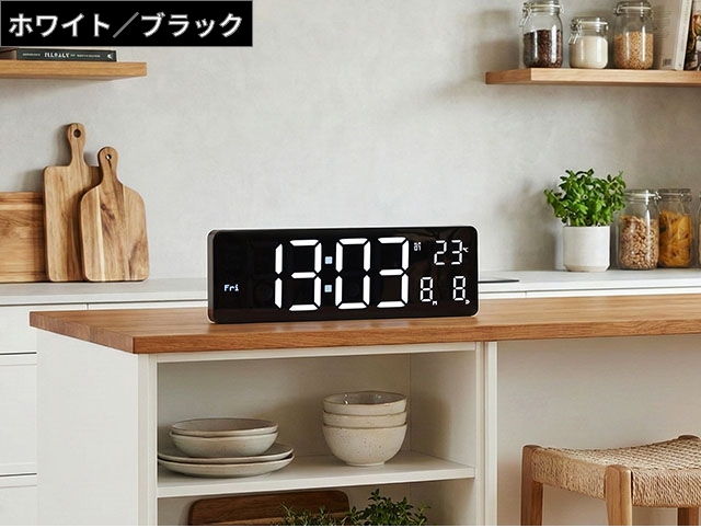 SLOWER（スロウワー） 選べる豪華特典 LED WiFi CLOCK カミーノ