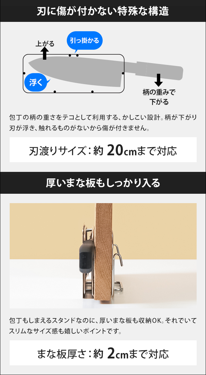 包丁スタンド まな板スタンド 包丁立て ナイフ...の詳細画像3