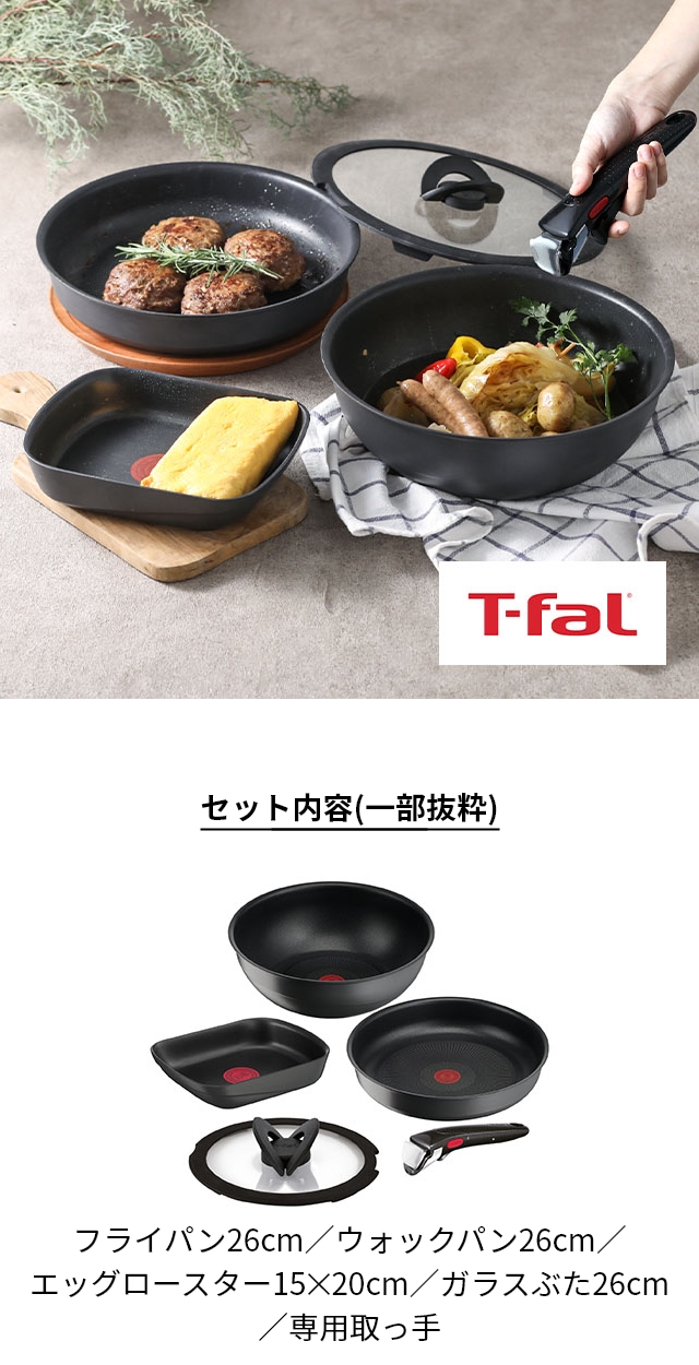 T-FAL (ティファール) キャストライン アロマプロ セット5 L866S5