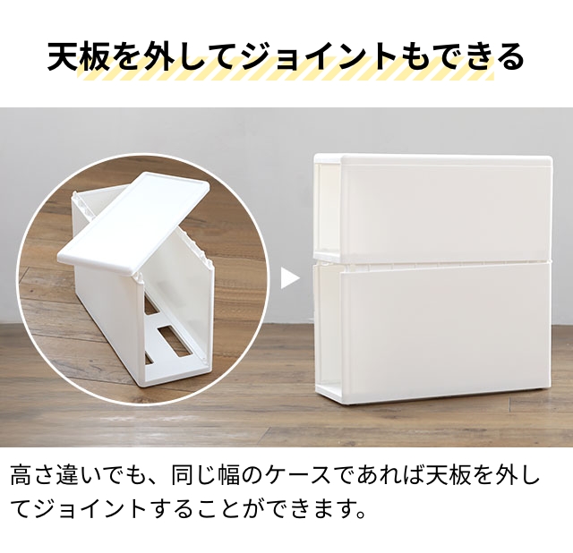 Like-it（ライクイット） 組み合わせて使える収納ケース スリムM 単品