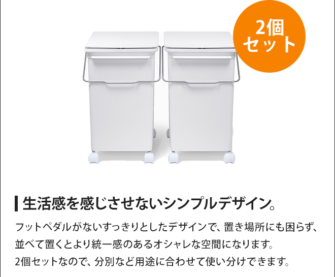 Like-it（ライクイット） ゴミ箱 プッシュオープントラッシュビン17