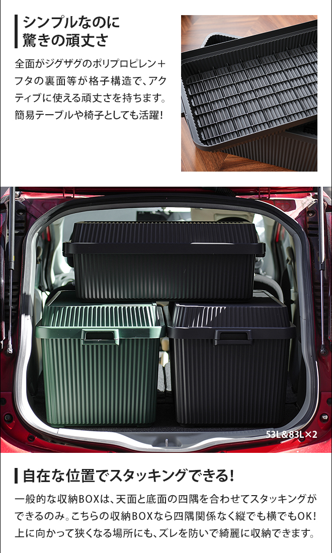 コンテナボックス スタックアップコンテナー 53 インナーボックス