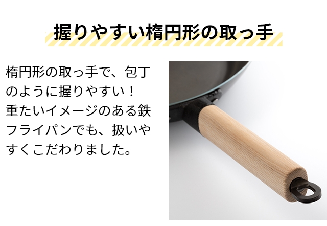 Like-it（ライクイット） オーブンでも使える鉄フライパン 20cm 浅型