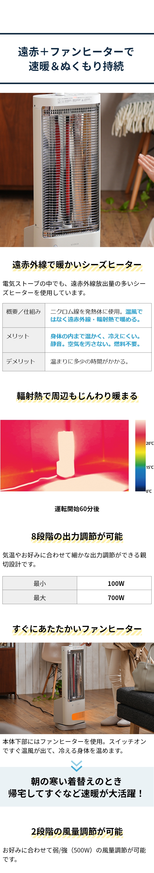 siroca シロカ 選べる豪華特典 シーズヒーター 足元ファン siroca シロカ 選べる豪華特典 シーズヒーター 足元ファン