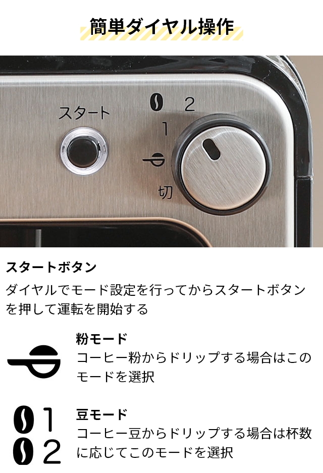 説明書付siroca シロカ 全自動コーヒーメーカー SC-A211 シルバー siroca シロカ 全自動コーヒーメーカー SC-A211 ミル付き