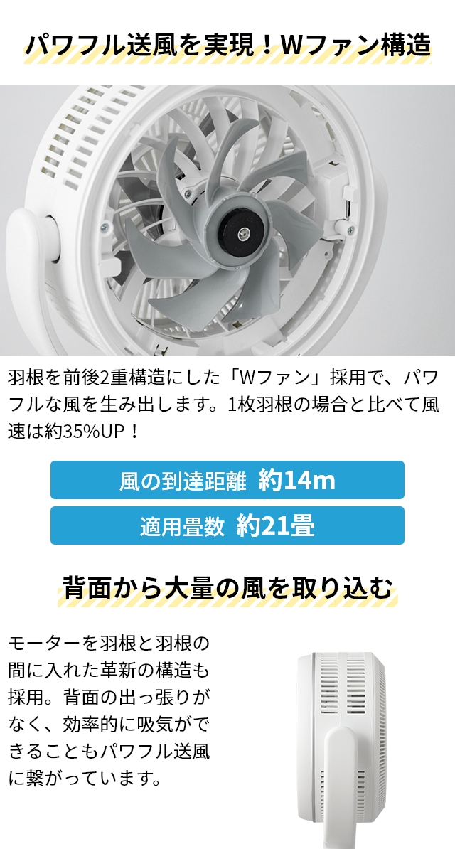 siroca（シロカ） 選べる2大特典 扇風機 フィルター付き