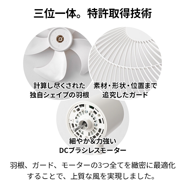 siroca（シロカ） 扇風機 DCリビング扇風機 しゃがみま扇 足で操作