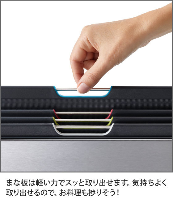 Joseph Joseph（ジョセフジョセフ） まな板 セット フォリオスチール 4