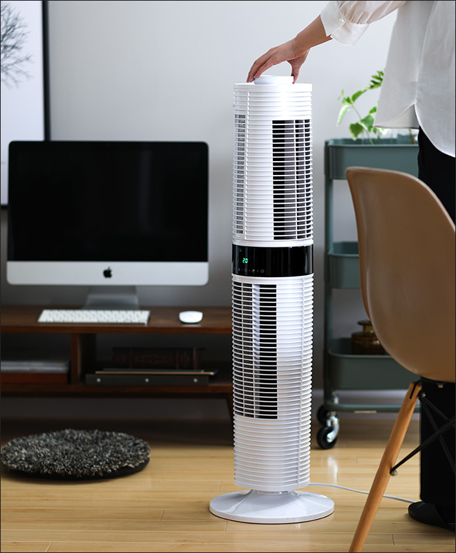 ツカモトエイム 扇風機 タワーファン AirTree360 エアーツリー360